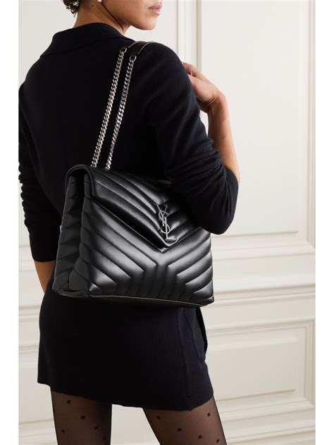 loulou medium yves saint laurent|Saint Laurent quilted shoulder bag.